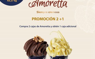 Promoción Amoretta 2+1 – Veteados para helados